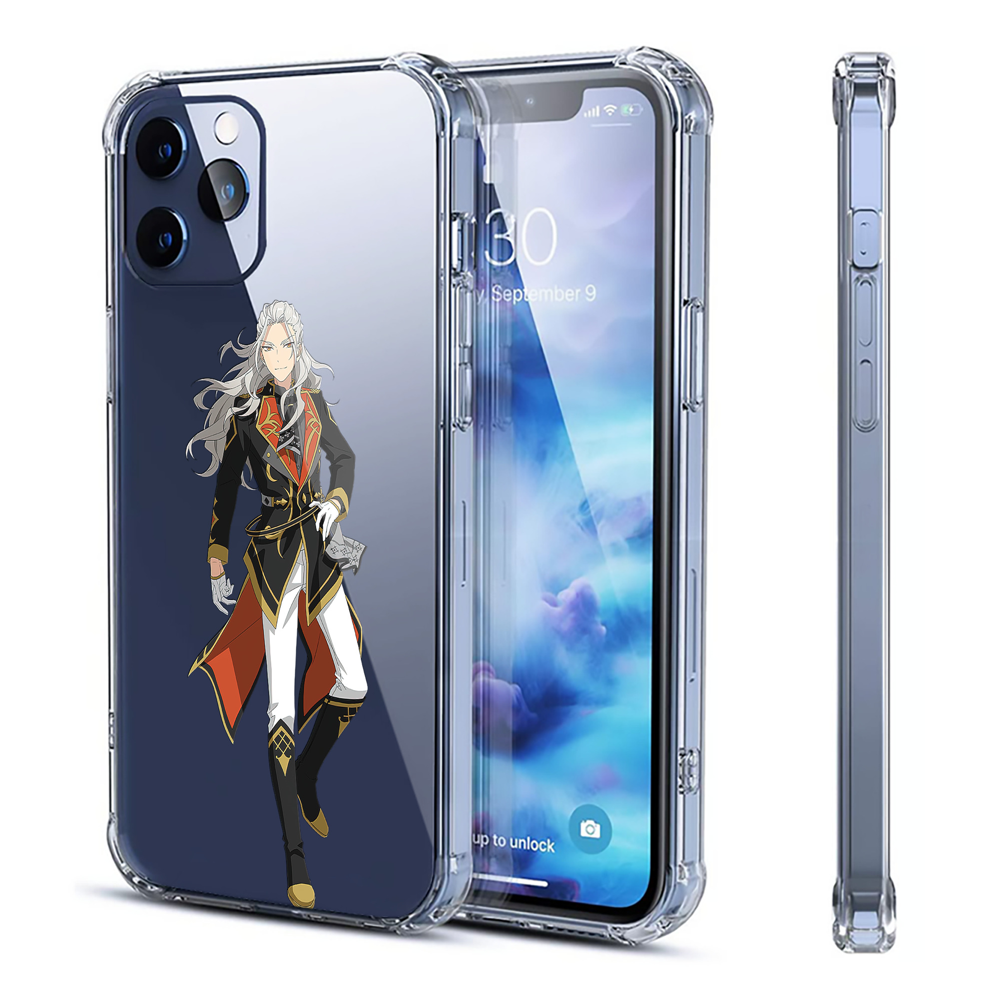 （画像用） あんさんぶるスターズ! Ensemble Stars 【iPhone 12シリーズ対応】透明スマホケース（クリアソフトケース）